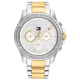 Γυναικείο Ρολόι TOMMY HILFIGER Brooklyn με Δίχρωμο Μπρασελέ από ...