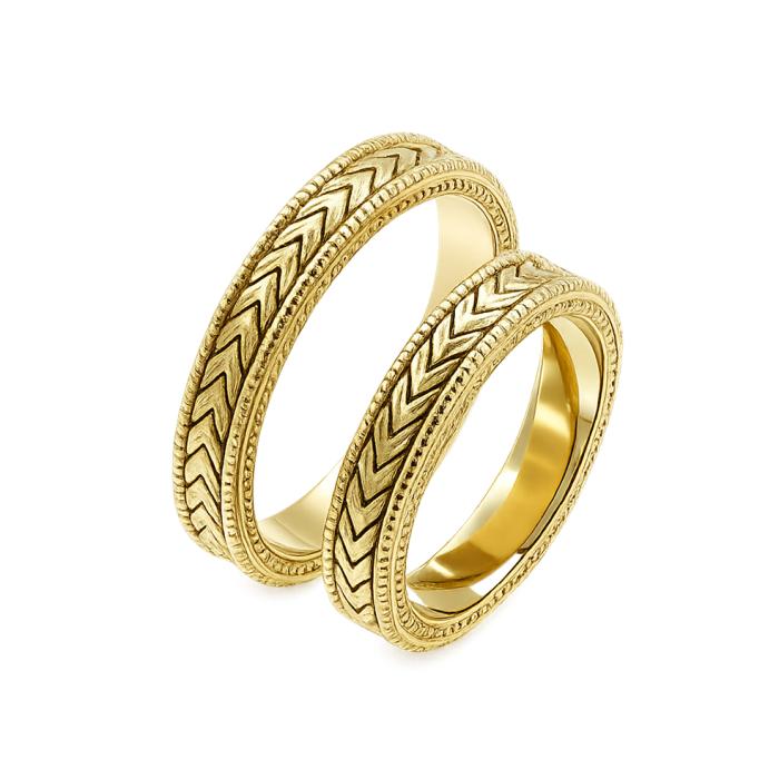 Βέρες Γάμου Jeweler Χρυσός Κ9-Κ14-Κ18 SKU-67755