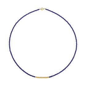 Κολιέ με Lapis Lazuli Χρυσός Κ14 SKU-67840