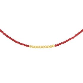 Κολιέ Χρυσός Κ14 με Κοράλλια SKU-67838