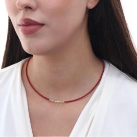 Κολιέ Χρυσός Κ14 με Κοράλλια SKU-67838