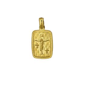 Κωνσταντινάτο Φυλαχτό Διπλής Όψεως Χρυσός Κ9 SKU-67954