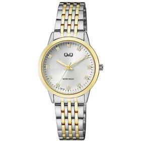 Ρολόι Q&Q με Δίχρωμο Μπρασελέ | QZ81J401Y SKU-67001