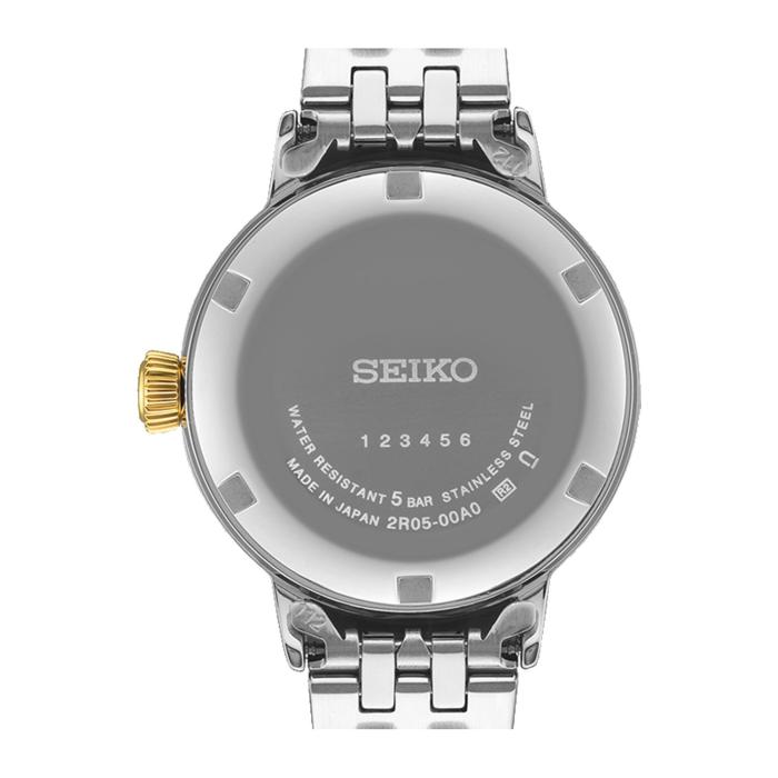 Γυναικείο Δίχρωμο Ρολόι SEIKO Presage Cocktail White Lady | SRE010J1 SKU-67662