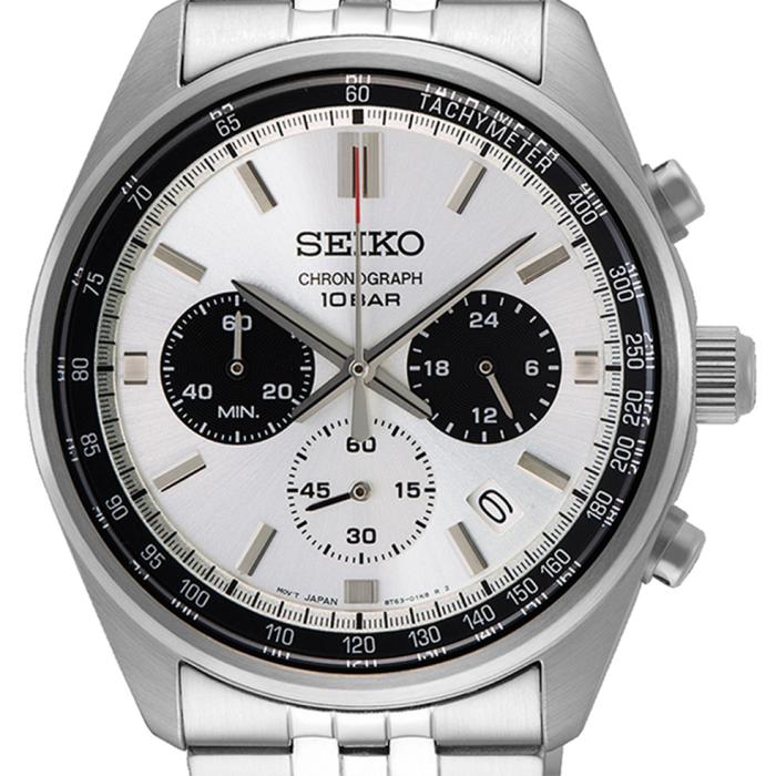SKU-67885 / SEIKO Conceptual Chronograph Silver Stainless Steel Bracelet