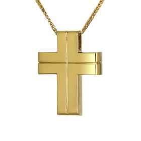 Σταυρός Κλασικός Χρυσός Κ14 SKU-67895