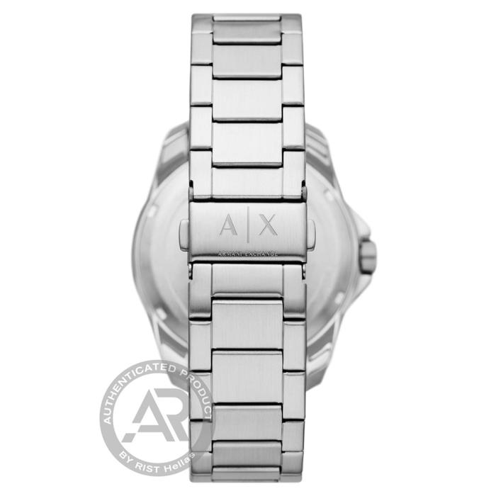 SKU-68369 / ARMANI EXCHANGE Spencer Silver Stainless Steel Bracelet