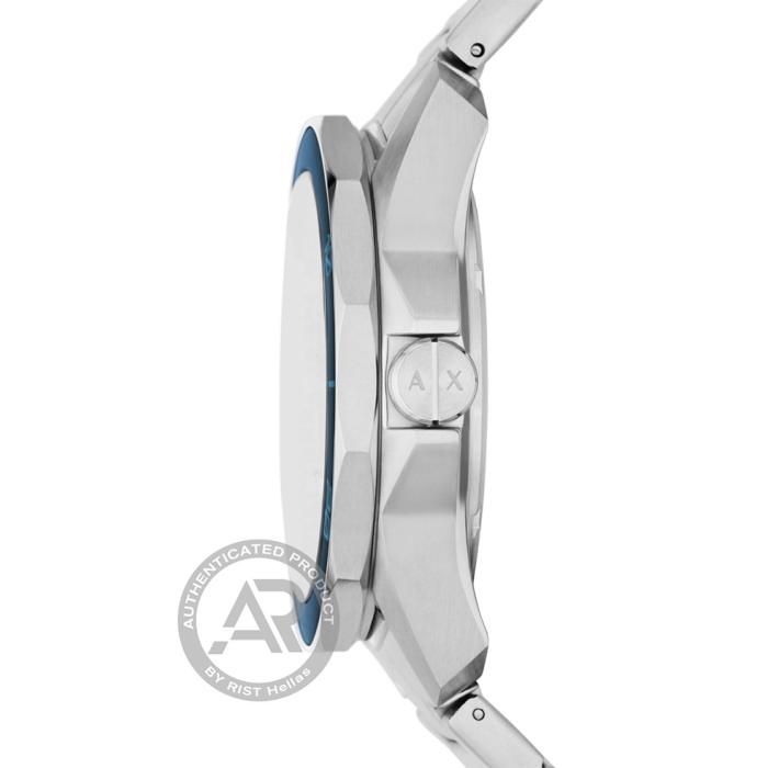 SKU-68369 / ARMANI EXCHANGE Spencer Silver Stainless Steel Bracelet