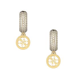 Σκουλαρίκια Guess Crazy Earrings Ανοξείδωτο Ατσάλι & Ζιργκόν SKU-68329