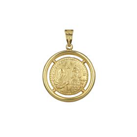 Κωνσταντινάτο Διπλής Όψεως Χρυσός Κ14 SKU-68946