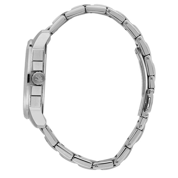 SKU-68099 / MASERATI Successo Chronograph Silver Stainless Steel Bracelet