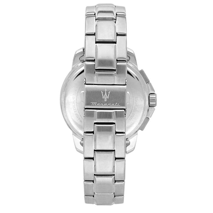 SKU-68099 / MASERATI Successo Chronograph Silver Stainless Steel Bracelet