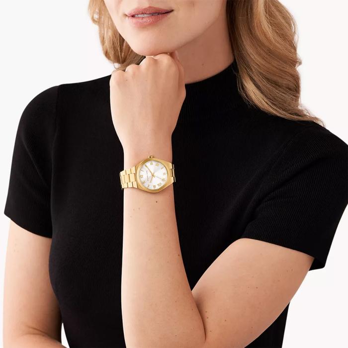 MICHAEL KORS Lennox Gold Stainless Steel Bracelet
