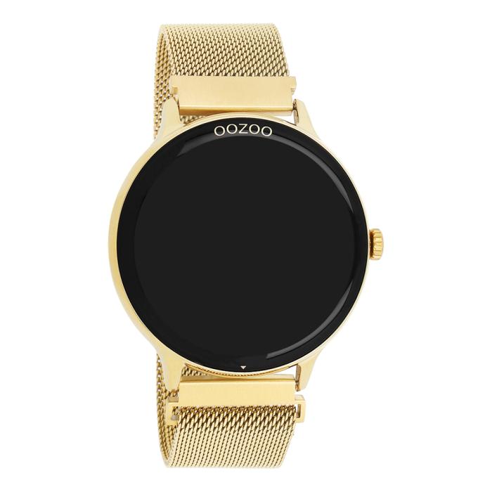 SKU-68160 / OOZOO Smartwatch Gold Metal Mesh Bracelet