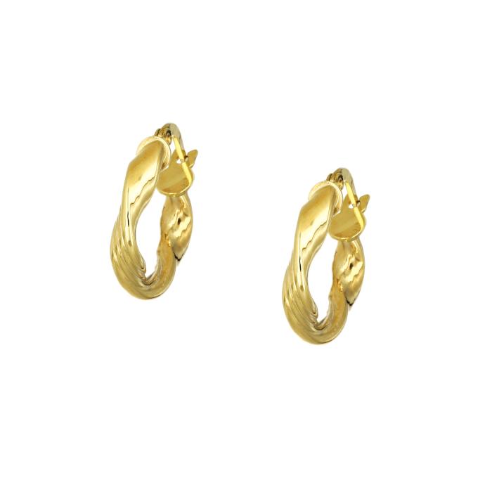 Σκουλαρίκια Κρίκοι Χρυσός Κ9 SKU-68618