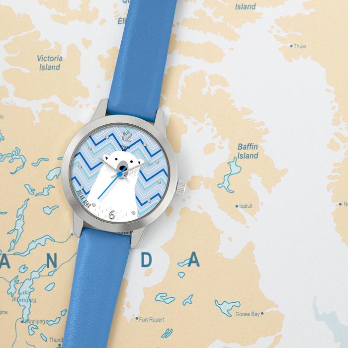 SKU-68889 / TIKKERS WWF Polar Bear Blue Dial 