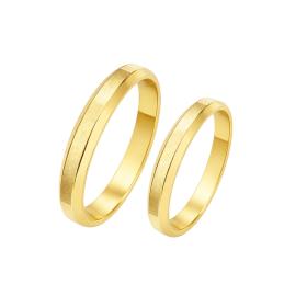 Βέρες Γάμου Jeweler με Φάλτσο Χρυσός Κ9-Κ14-Κ18 SKU-69481