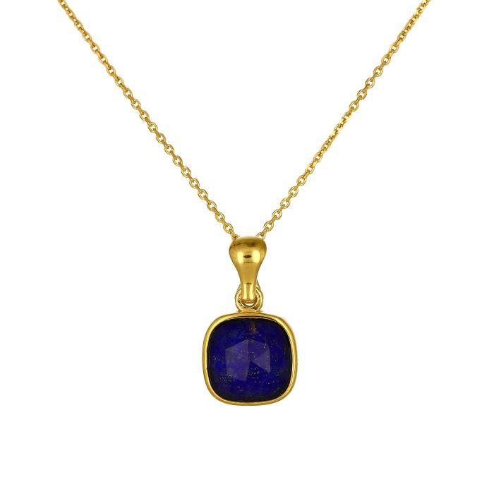 SKU-69537 / Κολιέ Ασήμι 925° με Lapis Lazuli