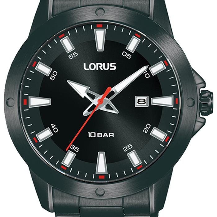 SKU-69435 / LORUS Sports Black Bracelet Black Dial
