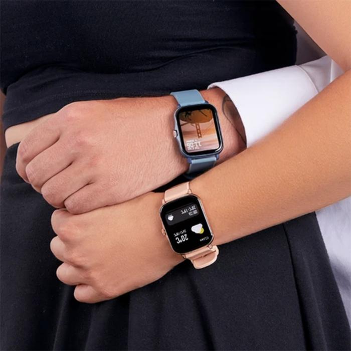 MAREA Smartwatch Beige Rubber Strap  