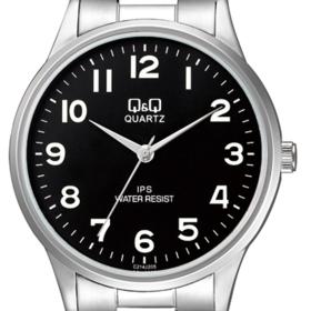 Ανδρικό Ρολόι Q&Q με Μαύρο Καντράν | C214J205Y SKU-69326
