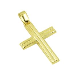 Σταυρός Κλασικός Χρυσός Κ9 SKU-69723