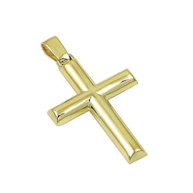 Σταυρός με Λουστρέ Φινίρισμα Χρυσός Κ9 SKU-69725