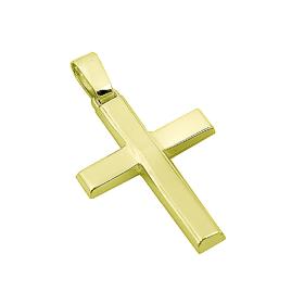 Ανδρικός Σταυρός Χρυσός Κ9 SKU-69731