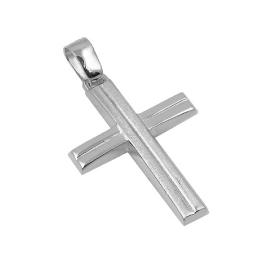 Σταυρός Κλασικός Λευκόχρυσος Κ9 SKU-69742