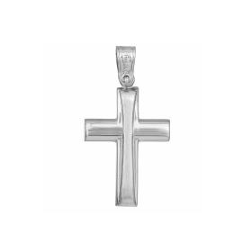 Κλασικός Σταυρός Λευκόχρυσος Κ9 SKU-69872