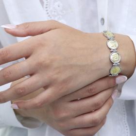 Βραχιόλι Ασήμι 925° με Αρχαιοελληνικά Μοτίβο SKU-70807