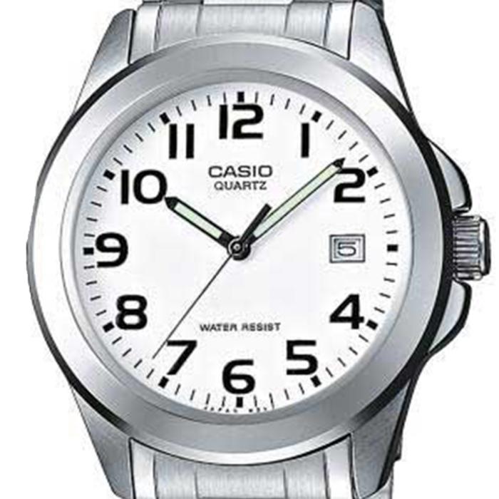 CASIO Collection Silver Stainless Steel Bracelet 