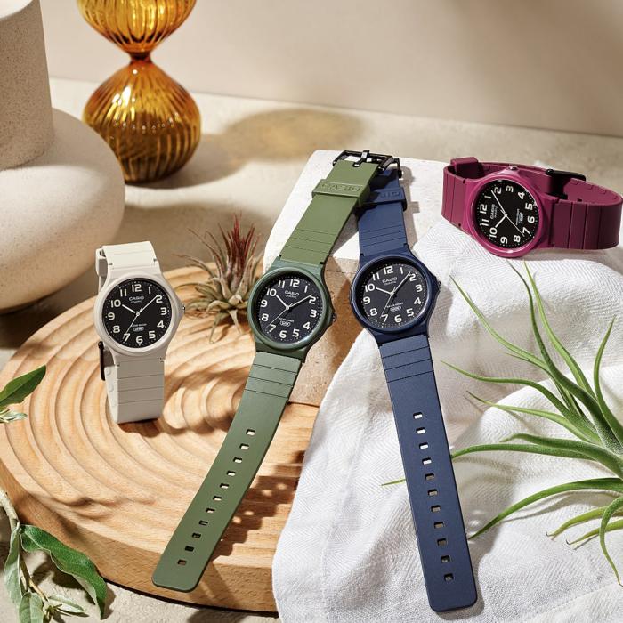 CASIO Collection Green Rubber Strap