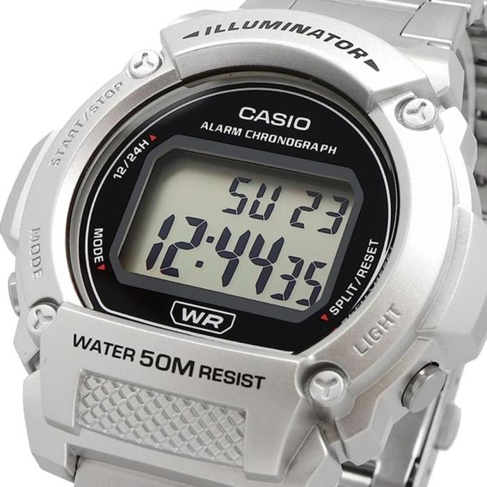CASIO Collection Chronograph Silver Stainless Steel Bracelet