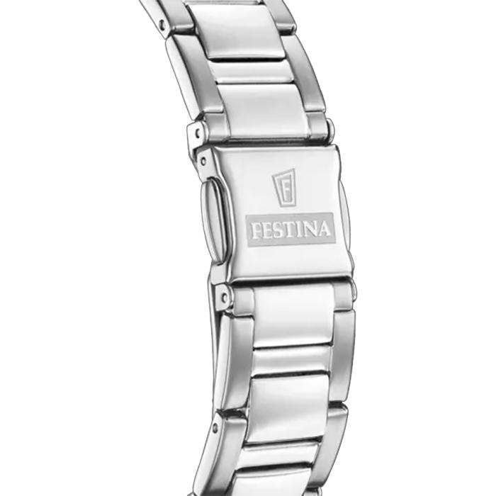 SKU-70924 / FESTINA Boyfriend Crystals Silver Stainless Steel Bracelet