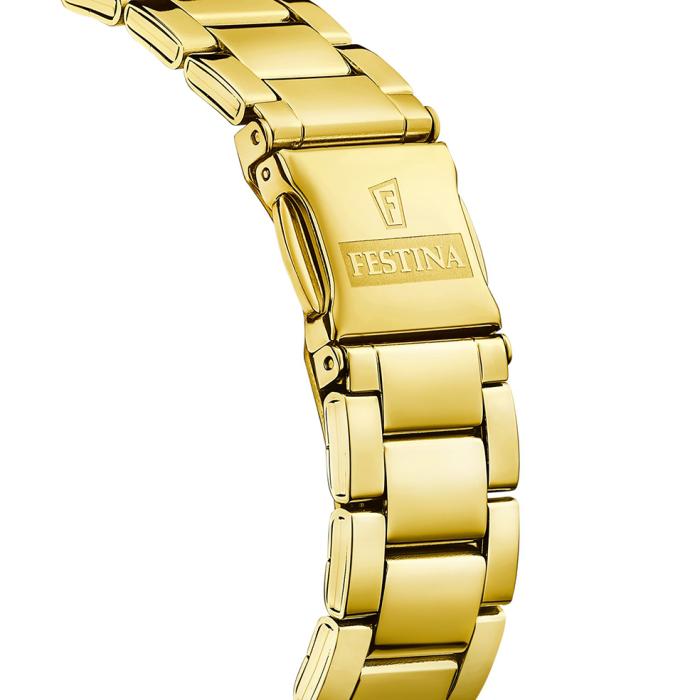 SKU-70930 / FESTINA Boyfriend Gold Bracelet Green Dial