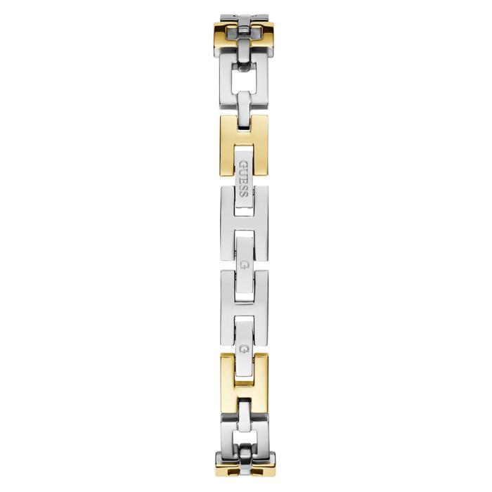 SKU-70995 / GUESS Lady G Crystals Silver Dial Two Tone Bracelet