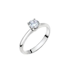 Μονόπετρο με Lab Grown Diamond Λευκόχρυσος Κ18 SKU-70457