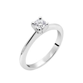 Μονόπετρο με Lab Grown Diamond Λευκόχρυσος Κ18 SKU-70510