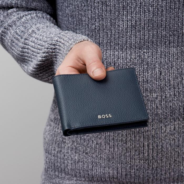 Πορτοφόλι Δερμάτινο BOSS Classic Grained Navy SKU-70356