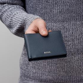 Πορτοφόλι Δερμάτινο BOSS Classic Grained Navy SKU-70356