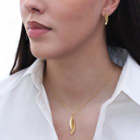 Σκουλαρίκια Κρεμαστά Χρυσός Κ14 SKU-70163