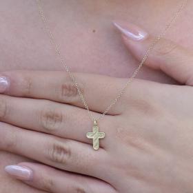 Σταυρός Γυναικείος Χρυσός Κ9 SKU-70226