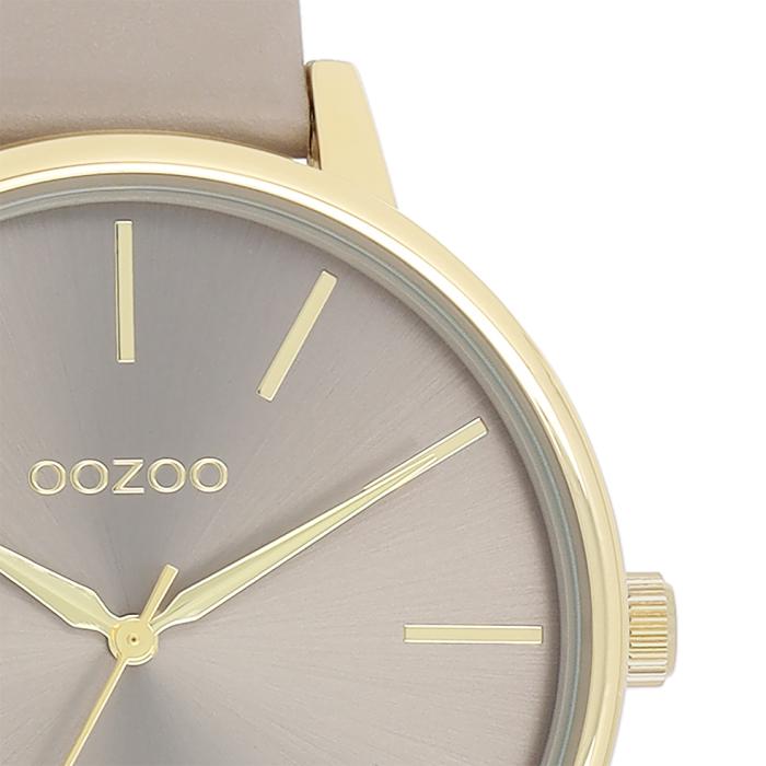 SKU-70294 / OOZOO Timepieces Beige Leather Strap