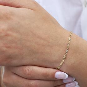 Βραχιόλι Αλυσίδα Χρυσός Κ9 SKU-71326