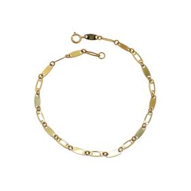 Βραχιόλι Αλυσίδα Χρυσός Κ9 SKU-71328