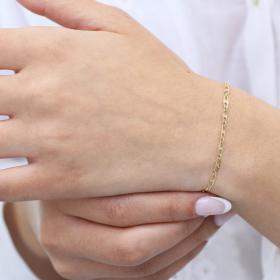 Γυναικείο Βραχιόλι Αλυσίδα Χρυσός Κ9 SKU-71327