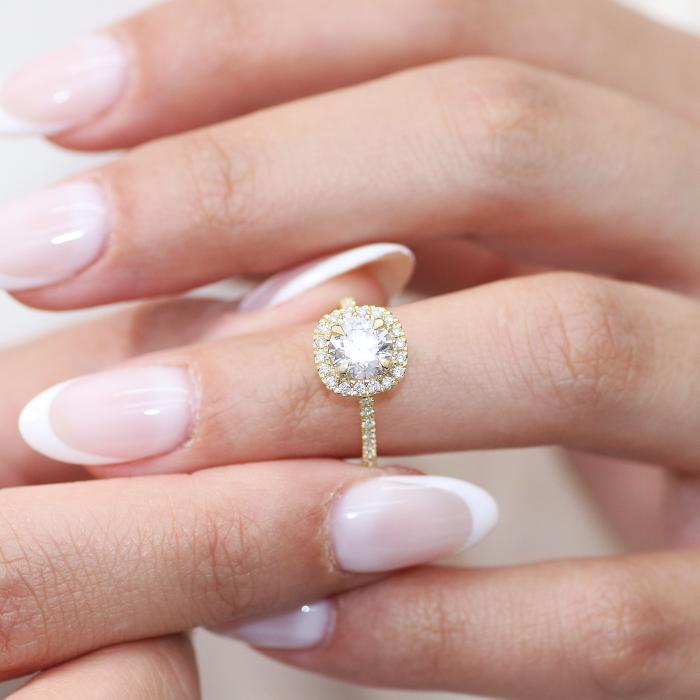 Δαχτυλίδι με Lab Grown Diamonds Χρυσός Κ18 SKU-71821