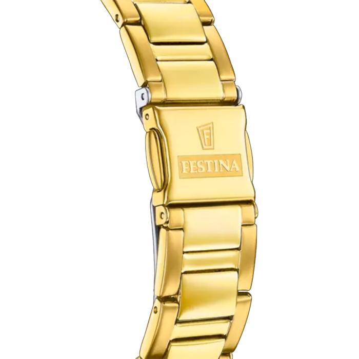 SKU-71728 / FESTINA Boyfriend MOP Dial Gold Bracelet