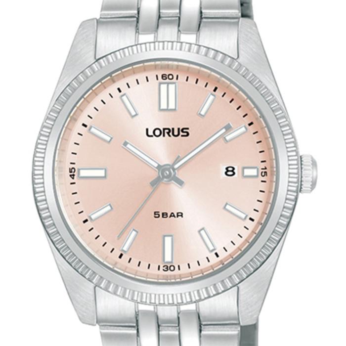 LORUS Classic Silver Bracelet Pink Dial